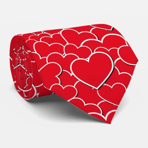 OPUS Valentines Day Hearts Tie