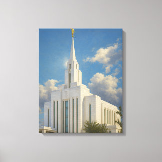 Oquirrh Mountain Utah Temple Painting™ LDS Canvas Print