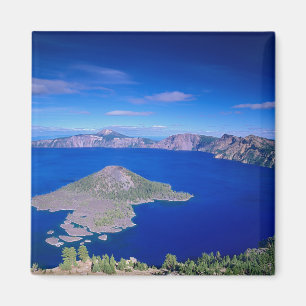 OR, Crater Lake NP, Wizard Island and Crater Magnet