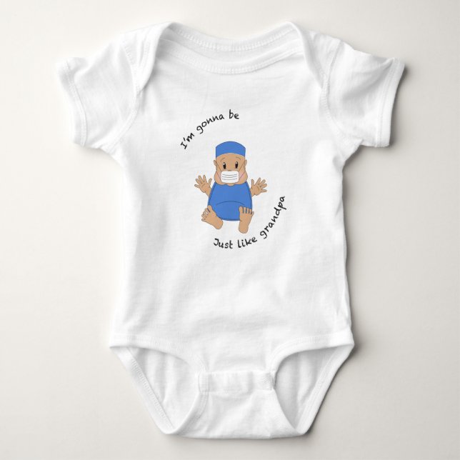 OR grandpa Baby Bodysuit (Front)