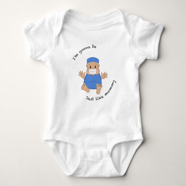 OR mommy Baby Bodysuit (Front)