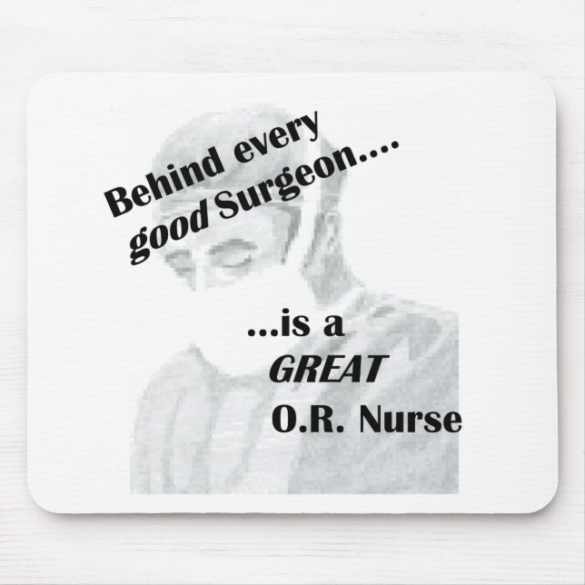 OR Nurse Mouse Pad (Front)