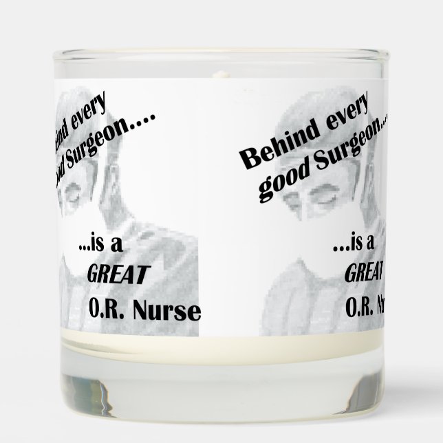 OR Nurse Scented Candle (Front)