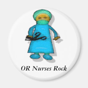 OR Nurses Rock Magnet