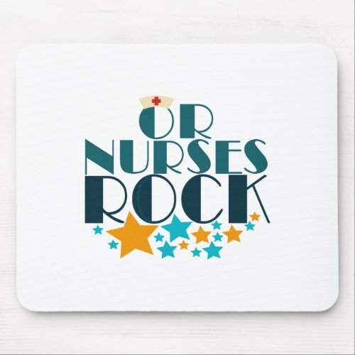 OR Nurses Rock Mouse Pad
