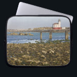 OR, Oregon Coast, Bandon, Coquille River Laptop Sleeve<br><div class="desc">COPYRIGHT Jamie & Judy Wild / DanitaDelimont.com | US38 JWI0273.jpg | OR,  Oregon Coast,  Bandon,  Coquille River lighthouse,  built in 1896,  last lighthouse built on the Oregon Coast</div>