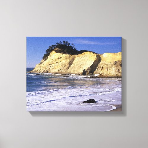 OR Oregon Coast Cape Kiwanda SP Cape 2 Canvas Print