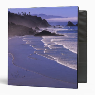 OR, Oregon Coast, Ecola SP, Indian Beach with 3 Ring Binder