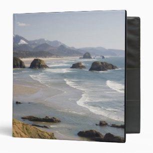 OR, Oregon Coast, Ecola State Park, Crescent 3 Ring Binder