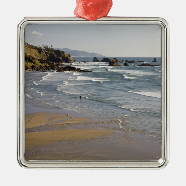 OR, Oregon Coast, Ecola State Park, Indian Metal Ornament (Front)