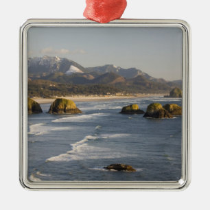 OR, Oregon Coast, Ecola State Park, view of 2 Metal Ornament