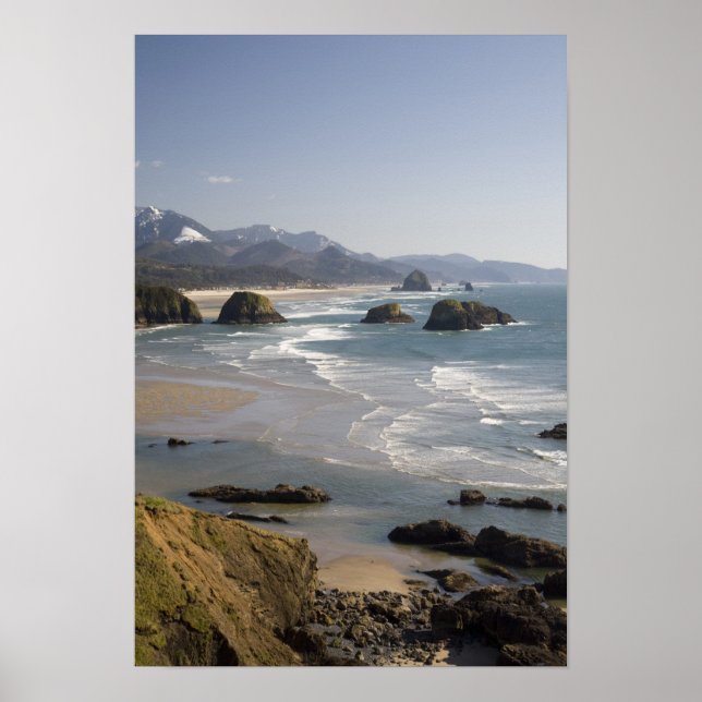 OR, Oregon Coast, Ecola State Park, view of Poster (Front)