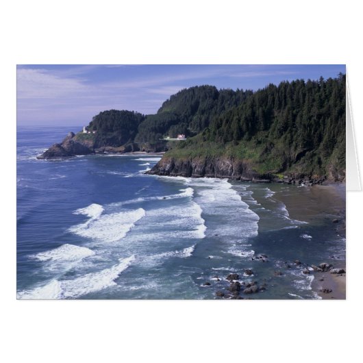 OR, Oregon Coast, Heceta Head Lighthouse, on Cards (Front Horizontal)