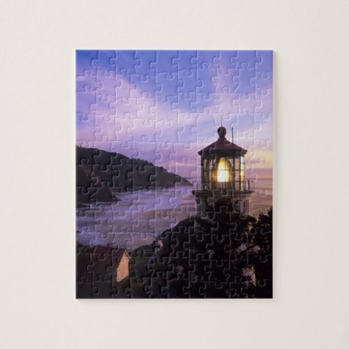 OR Oregon Coast Heceta Head Lighthouse on Jigsaw Puzzle