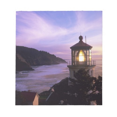 OR Oregon Coast Heceta Head Lighthouse on Notepad