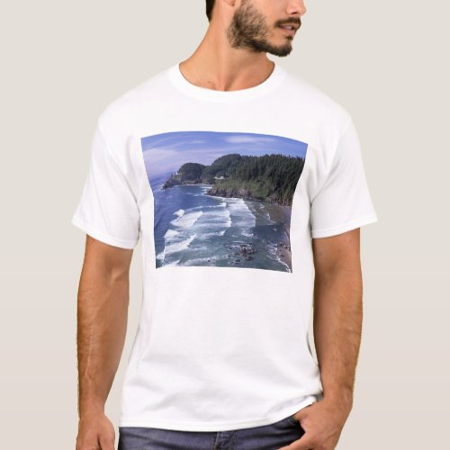 OR Oregon Coast Heceta Head Lighthouse on T_Shirt