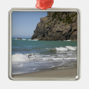 OR, Oregon Coast, Whaleshead Beach, South Metal Ornament