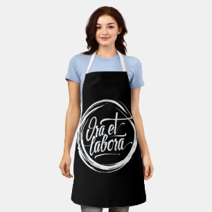 Ora et labora apron