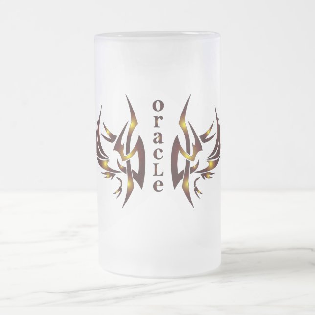Oracle Beer Glass Frosted Glass Beer Mug (Center)