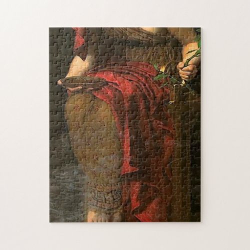 Oracle Priestess Of Delphi Pythia In High Priestes Jigsaw Puzzle