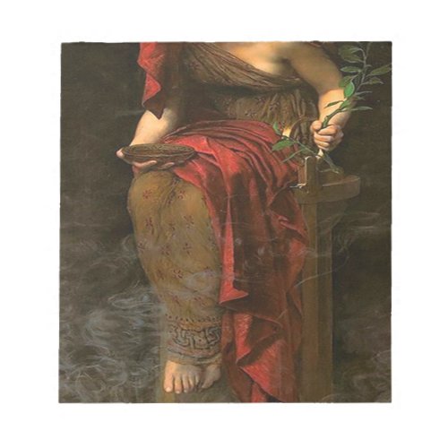 Oracle Priestess Of Delphi Pythia In High Priestes Notepad
