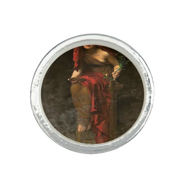 Oracle Priestess Of Delphi Pythia In High Priestes Ring (Front)