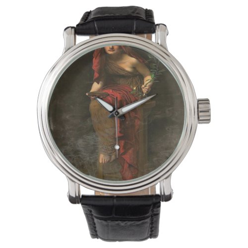 Oracle Priestess Of Delphi Pythia In High Priestes Watch