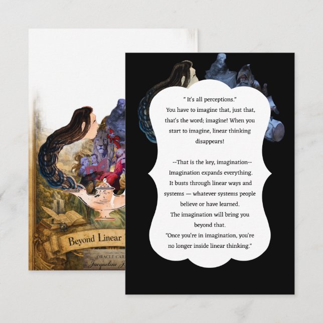 Oracle Spiritual Insight Wisdom Card (Front/Back)
