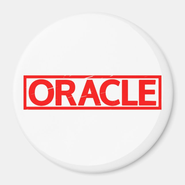 Oracle Stamp Magnet (Front)