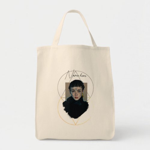 Oracle witch mystical fantasy art tote bag