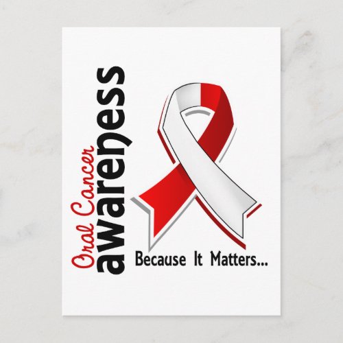 Oral Cancer Awareness 5 Postcard