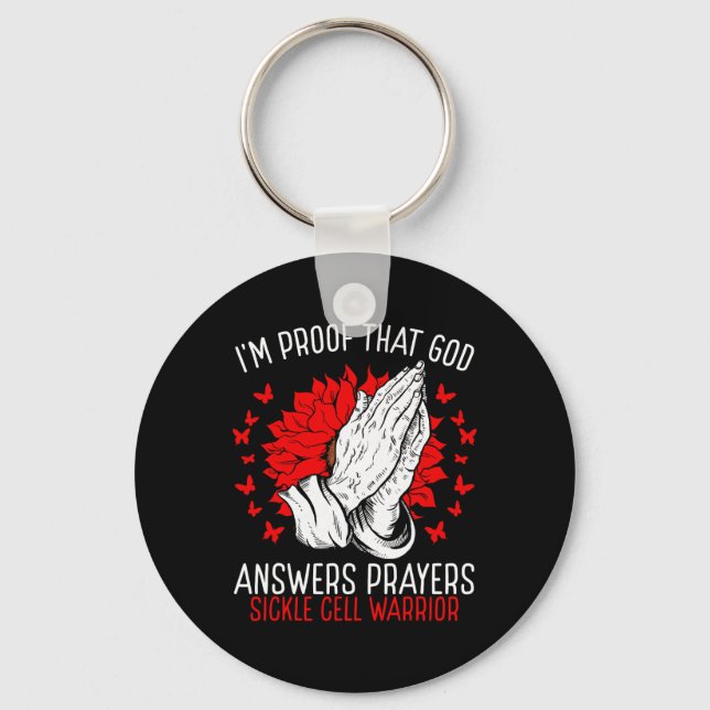 Oral Cancer Awareness God Christian Faith Cancer S Keychain (Front)