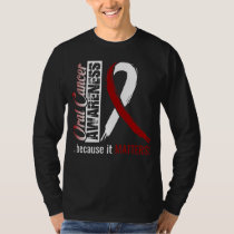 Oral Cancer Awareness T-Shirt Gift Idea