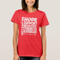 Oral Cancer Hope Support Strength T-Shirt