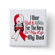 Oral Cancer Ribbon Hero My Dad Pinback Button