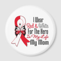 Oral Cancer Ribbon Hero My Mom Magnet