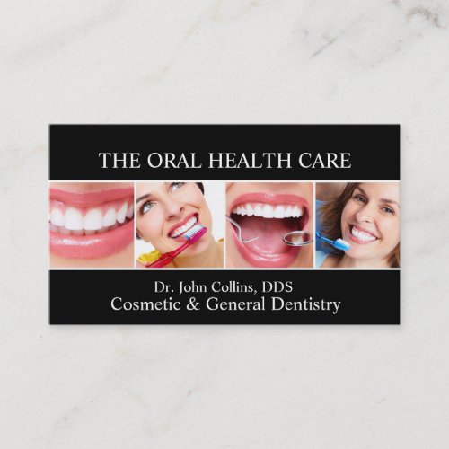 Oral Dental Health Care Dentistry Dentist Appointment Card