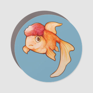 Oranda Goldfish Car Magnet