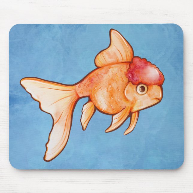 Oranda Goldfish Mouse Pad (Front)