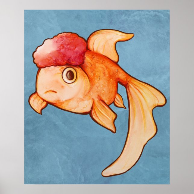 Oranda Goldfish Poster (Front)