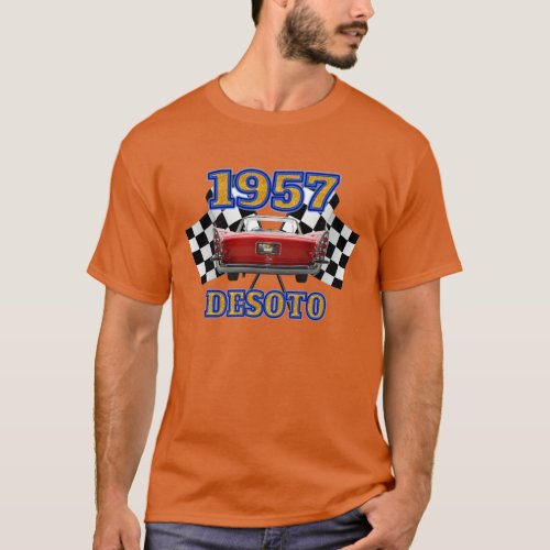 Orange 1957 Desoto Firelite T_Shirt