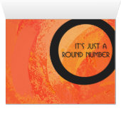 Orange 30 Decade Birthdday (Inside Horizontal (Bottom))