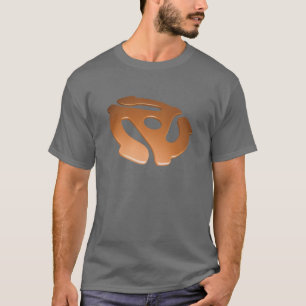 Orange 3D 45 RPM Adapter T-Shirt