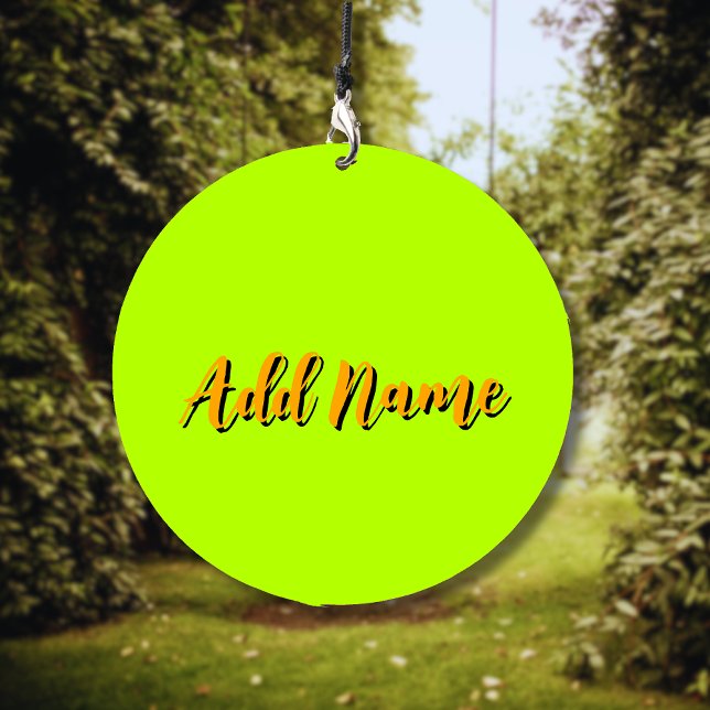 Orange 3D Black Modern Name | Cool Lime Wind Chime (Creator Uploaded)