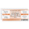Orange 40th Birthday Party Ticket