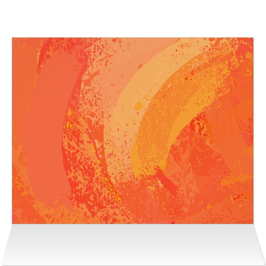 Orange 60 Decade Birthday (Inside Horizontal (Top))