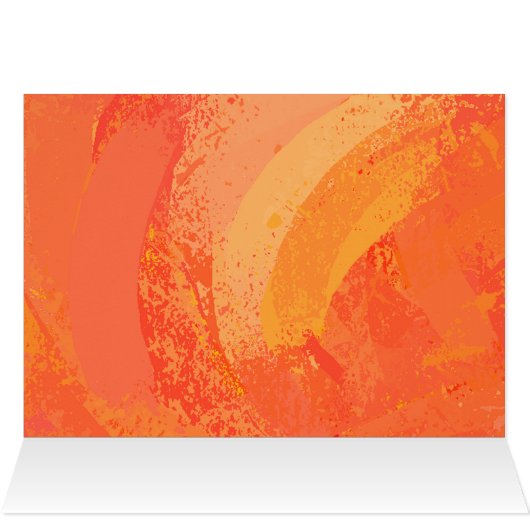 Orange 60 Decade Birthday (Inside Horizontal (Top))