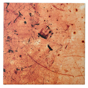 Orange abstract grunge contemporary art ceramic tile
