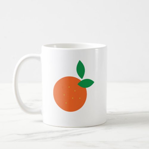 Orange Abstract Mug
