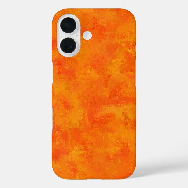Orange Abstract Pattern  Case-Mate iPhone Case (Back)